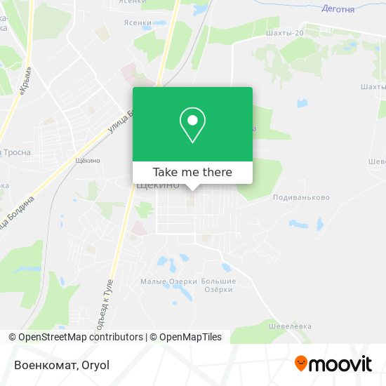 Военкомат map
