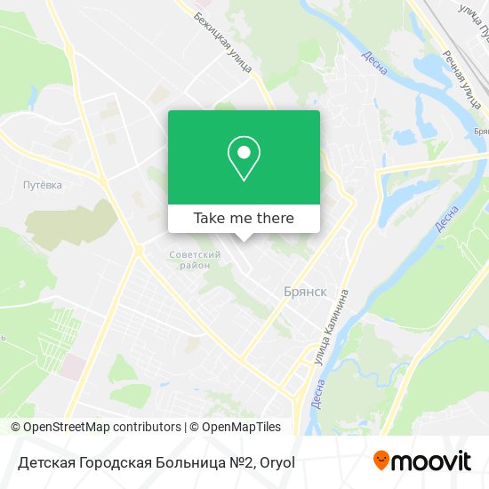 Детская Городская Больница №2 map