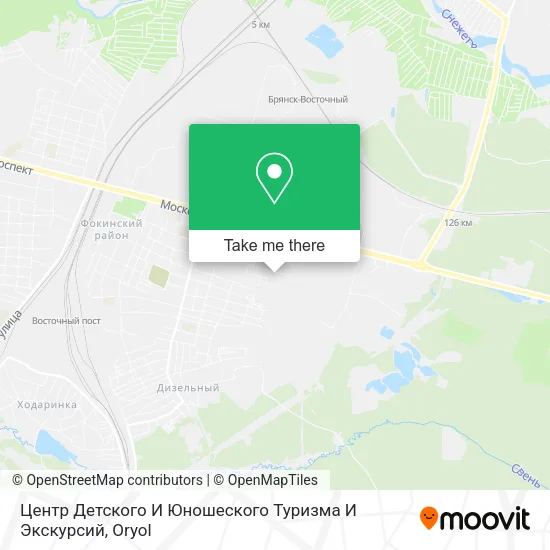Центр Детского И Юношеского Туризма И Экскурсий map