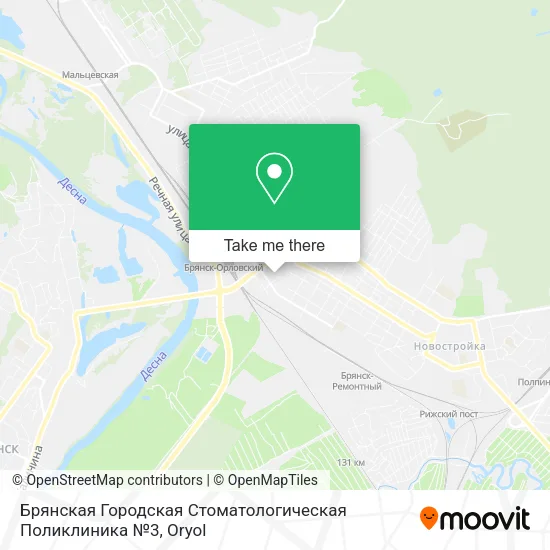 Брянская Городская Стоматологическая Поликлиника №3 map