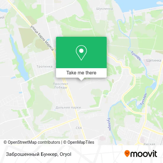 Заброшенный Бункер map