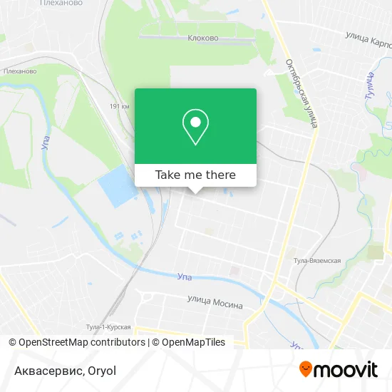 Аквасервис map