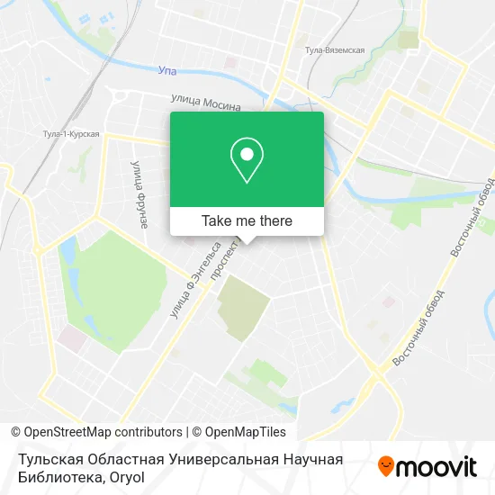 Тульская Областная Универсальная Научная Библиотека map