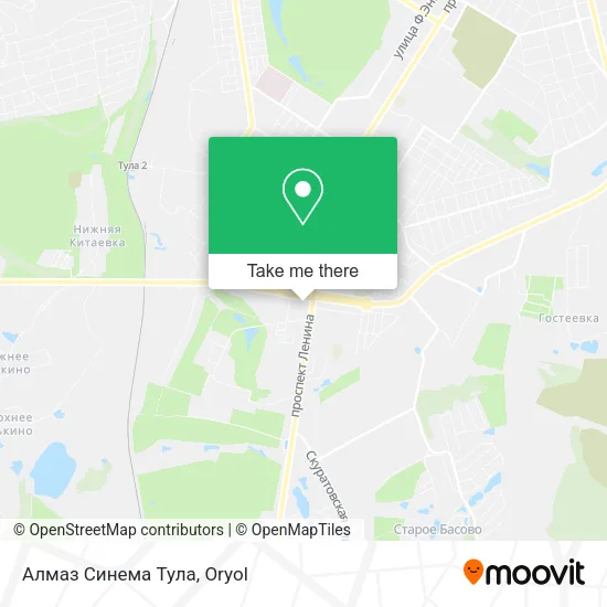 Алмаз Синема Тула map
