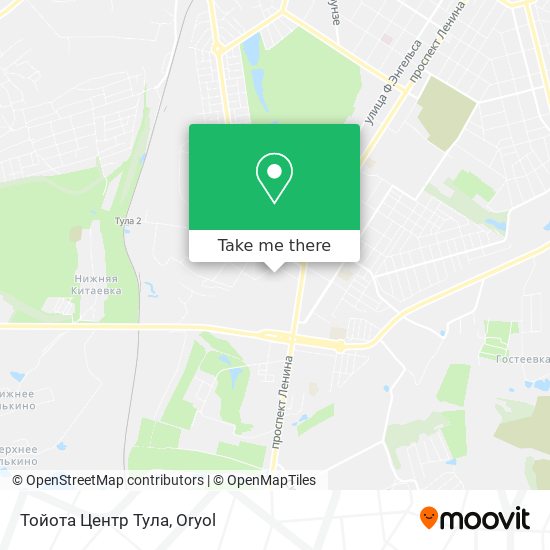 Тойота Центр Тула map