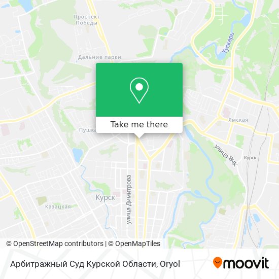 Арбитражный Суд Курской Области map