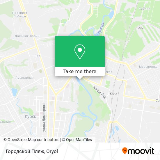 Городской Пляж map