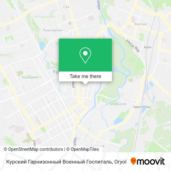 Курский Гарнизонный Военный Госпиталь map