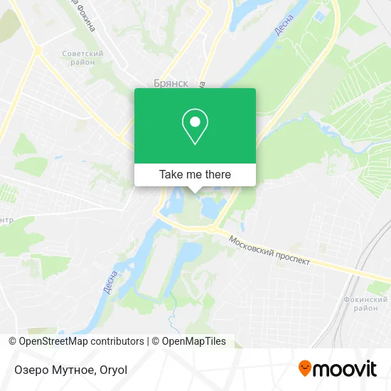 Озеро Мутное map