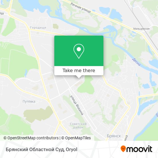 Брянский Областной Суд map