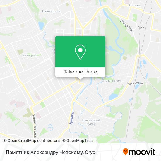 Памятник Александру Невскому map