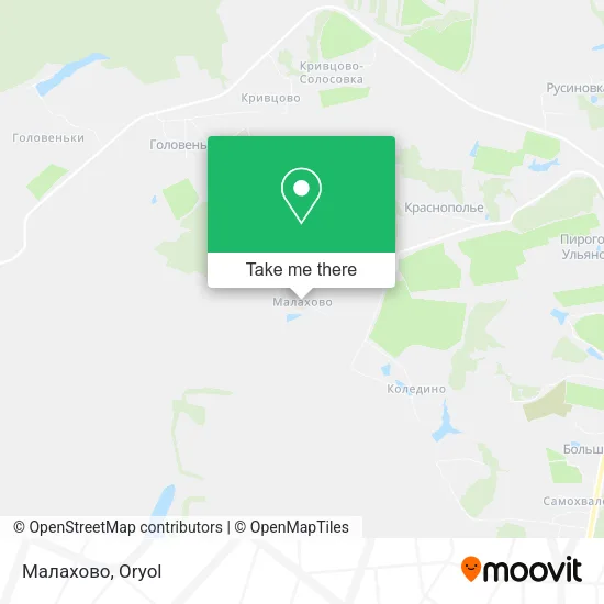 Малахово map