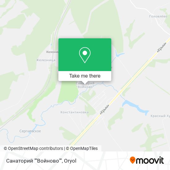 Санаторий ""Войново"" map