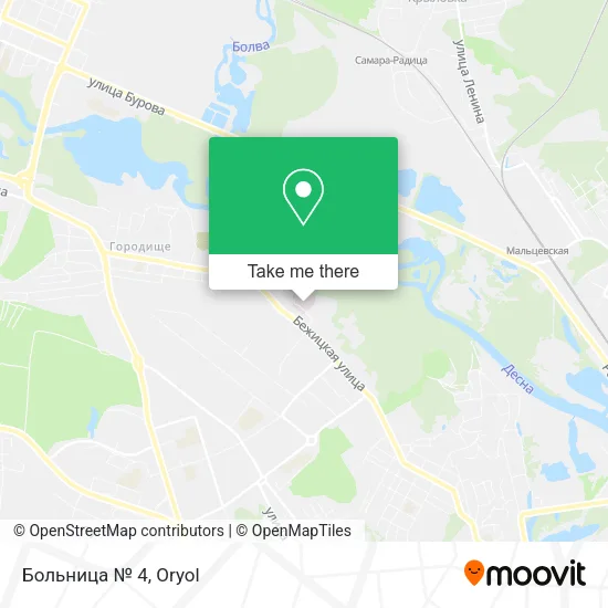 Больница № 4 map