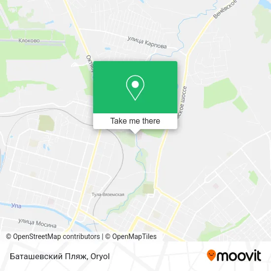 Баташевский Пляж map