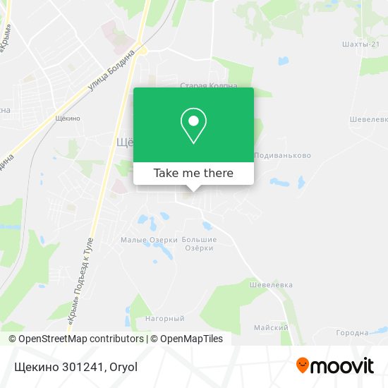 Щекино 301241 map