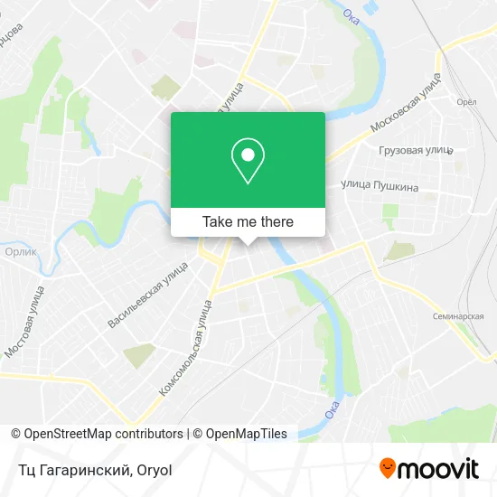 Тц Гагаринский map