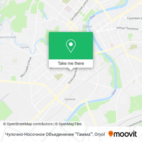 Чулочно-Носочное Объединение ""Гамма"" map