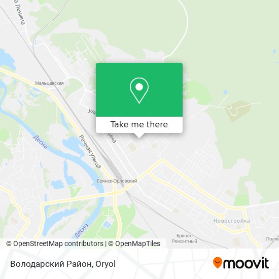 Володарский Район map
