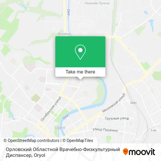 Орловский Областной Врачебно-Физкультурный Диспансер map
