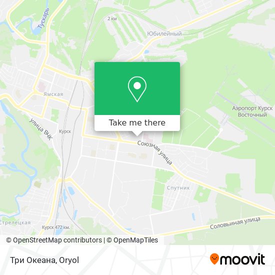 Три Океана map