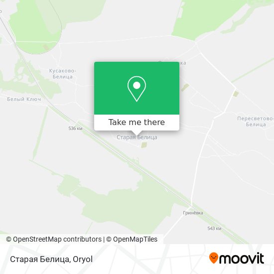 Старая Белица map