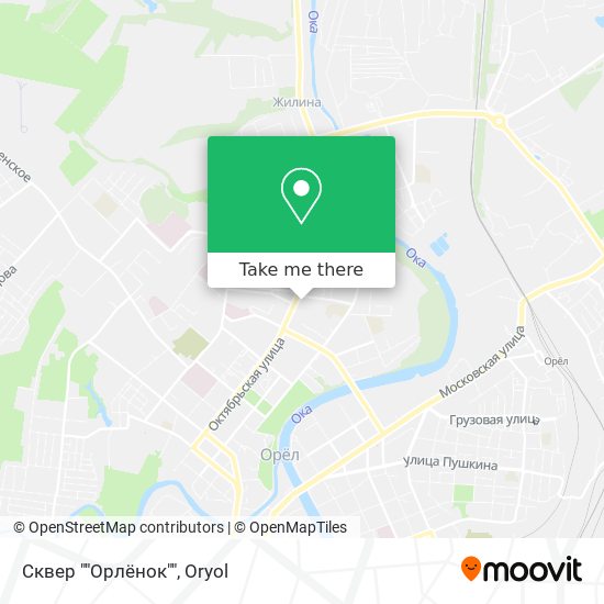 Сквер ""Орлёнок"" map