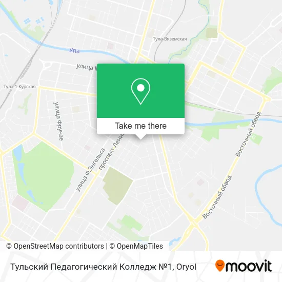 Тульский Педагогический Колледж №1 map