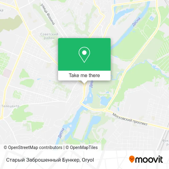 Старый Заброшенный Бункер map