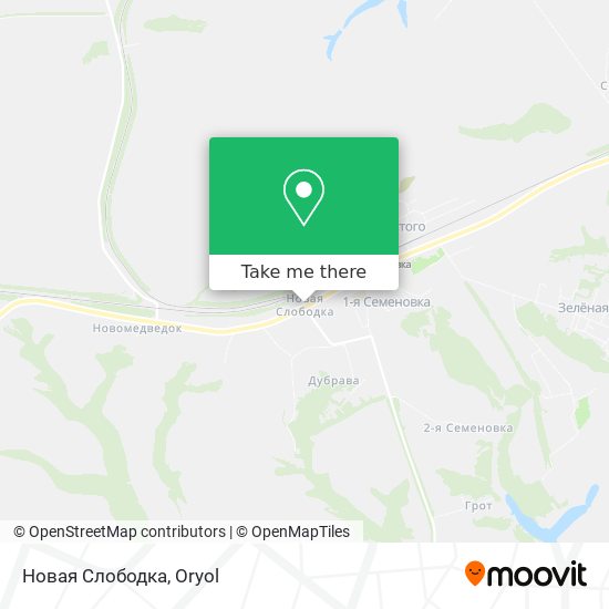 Новая Слободка map