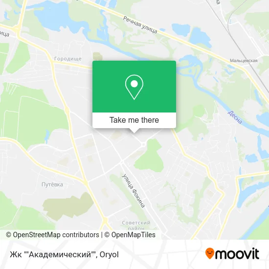 Жк ""Академический"" map