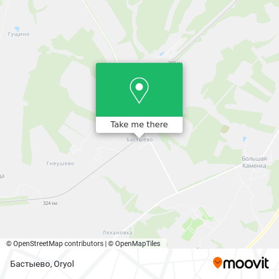 Бастыево map