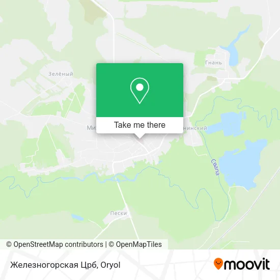 Железногорская Црб map