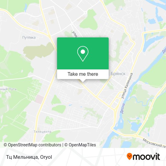 Тц Мельница map