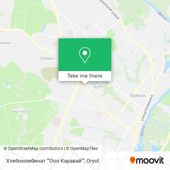 Хлебокомбинат ""Ооо Каравай"" map