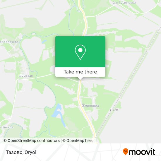 Тазово map