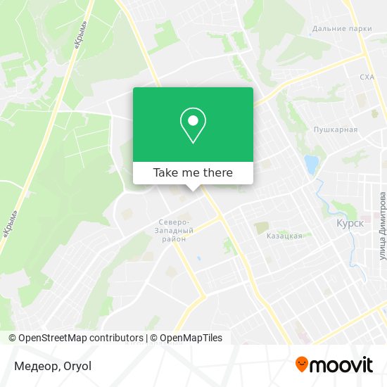 Медеор map