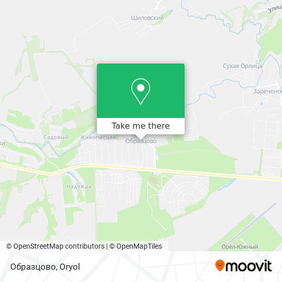 Образцово map