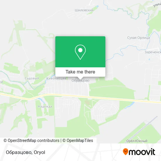 Образцово map