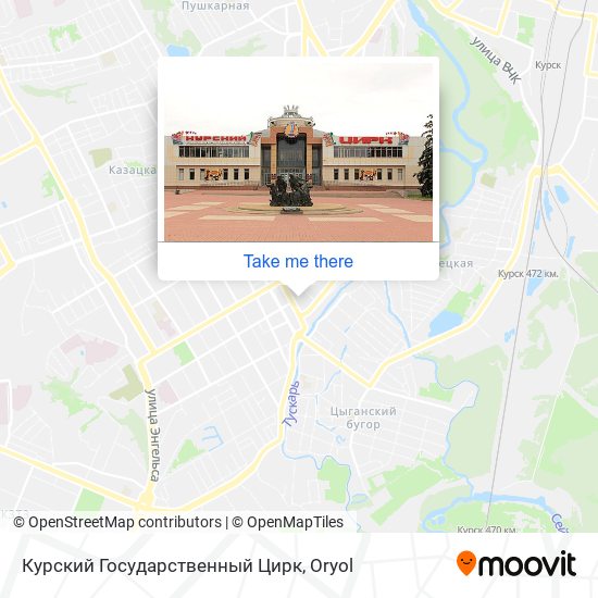 Курский Государственный Цирк map