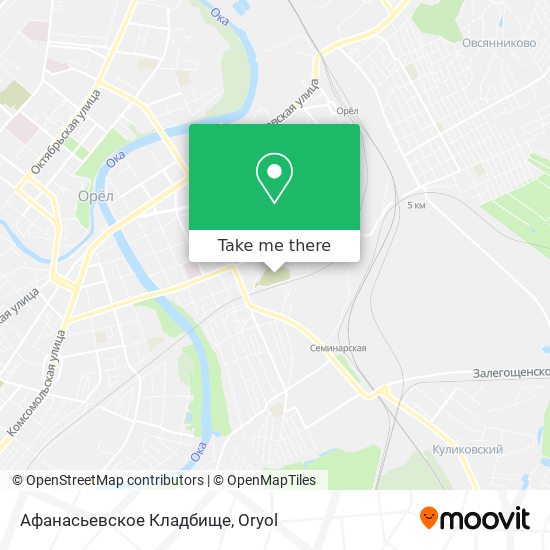 Афанасьевское Кладбище map