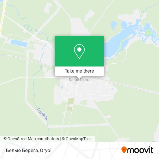 Белые Берега map