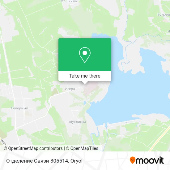 Отделение Связи 305514 map