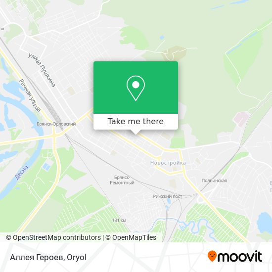 Аллея Героев map