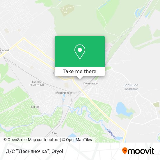 Д/С ""Десняночка"" map