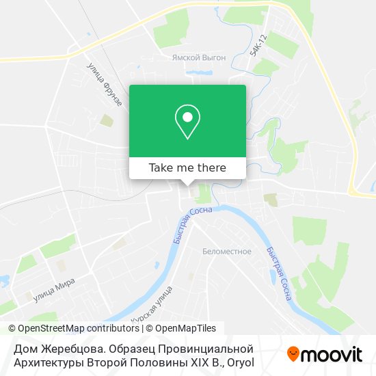 Дом Жеребцова. Образец Провинциальной Архитектуры Второй Половины XIX В. map