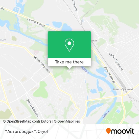 ""Автогородок"" map