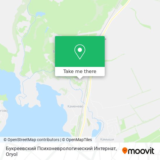 Букреевский Психоневрологический Интернат map