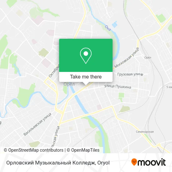 Орловский Музыкальный Колледж map