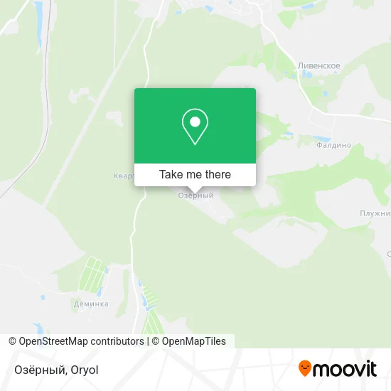 Озёрный map